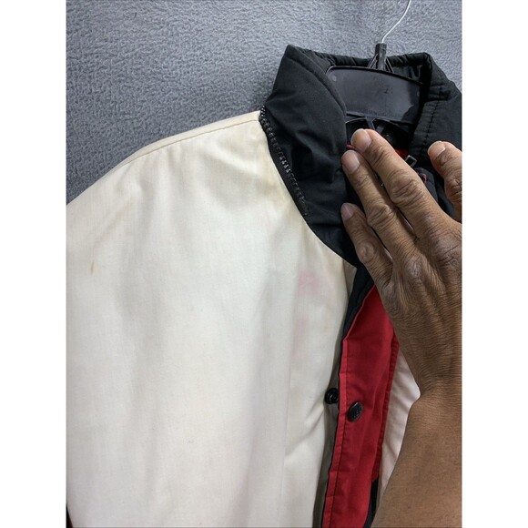 Vintage 90s NBA Chicago Bulls Pro Player Puffer Jacket NBA Full Zip Size M rare - Picture 12 of 16